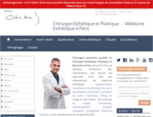Tablet Screenshot of dr-kron-chirurgie-esthetique.com